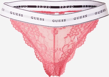 Slip 'BELLE' GUESS en rose : devant