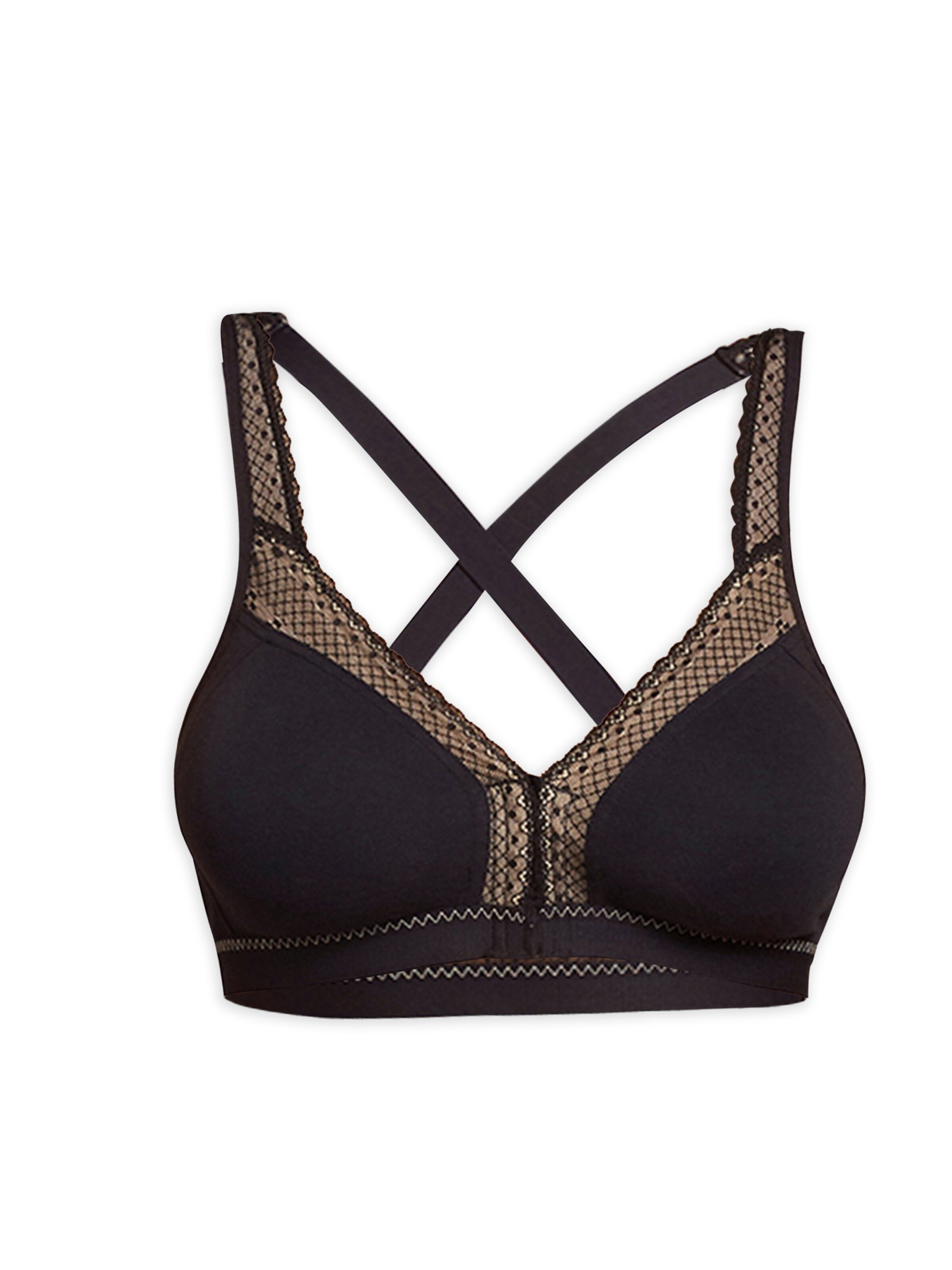 Gisela Σουτιέν για T-Shirt Σουτιέν σε μαύρο: μπροστά