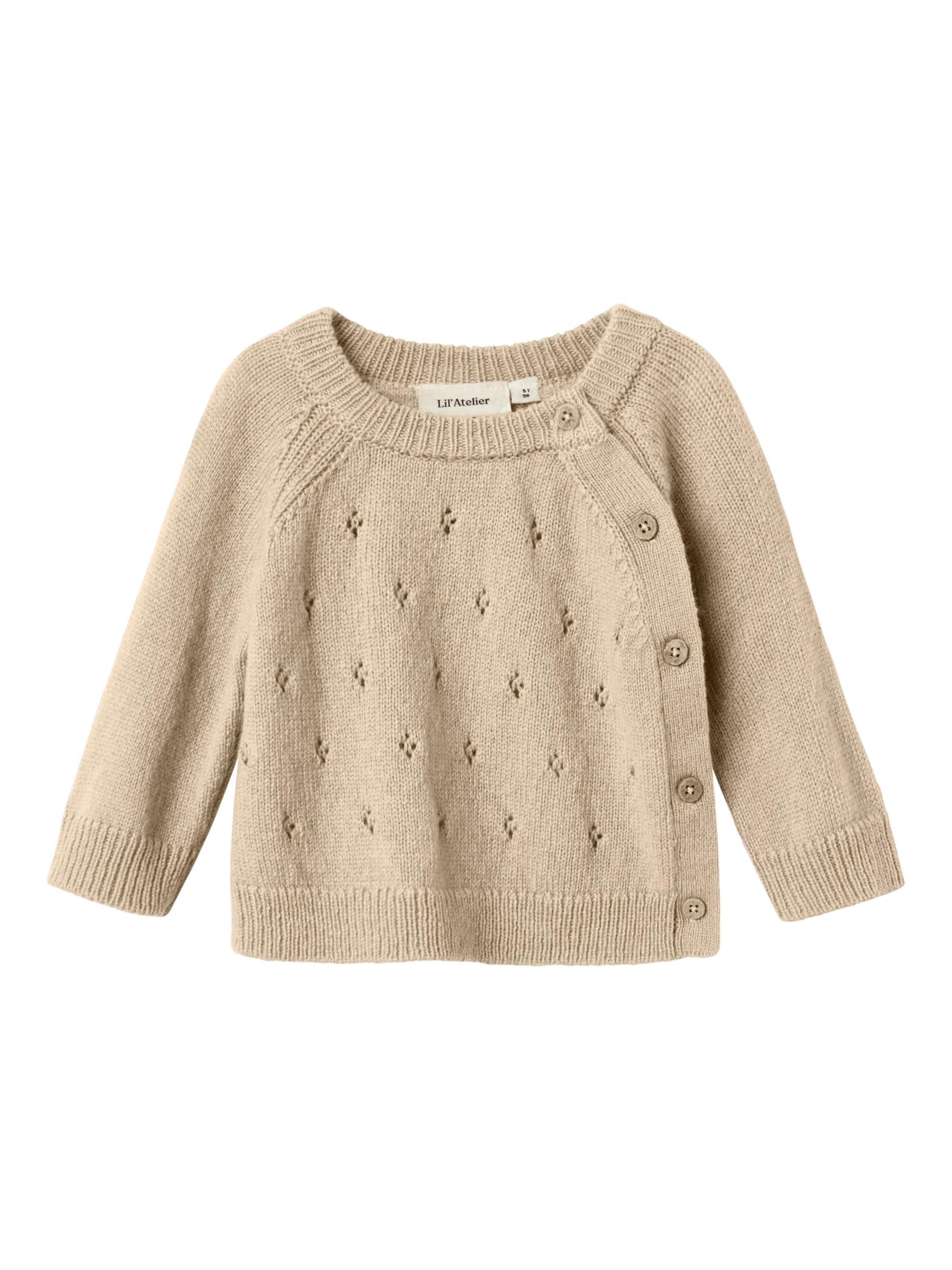 Lil'Atelier Sweter w kolorze beżowy: przód