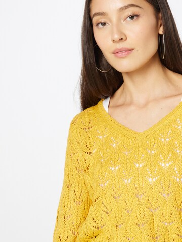 JDY Sweater 'SUN' in Yellow