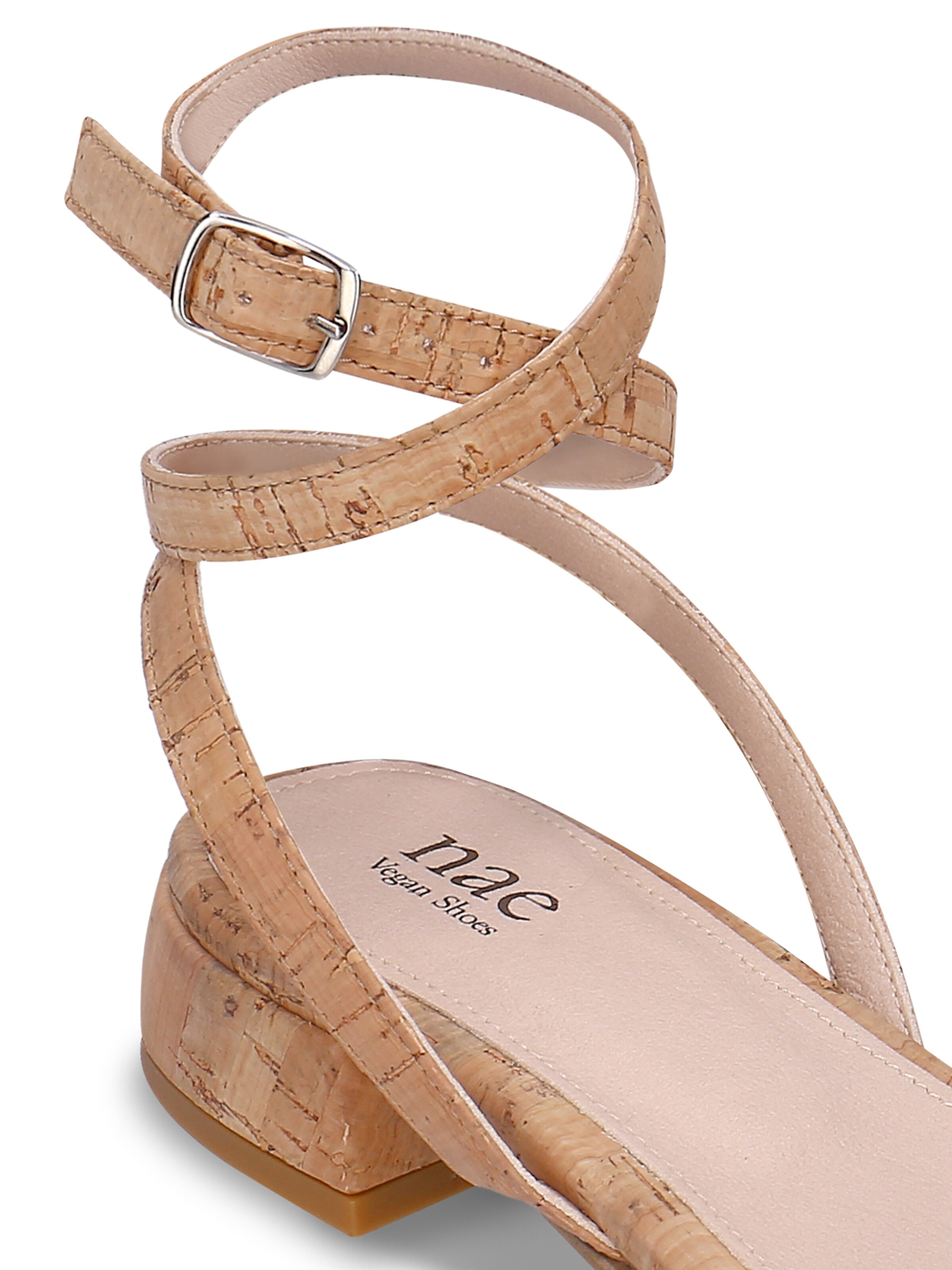 nae Vegan Shoes - Sandália 'DESA' em castanho