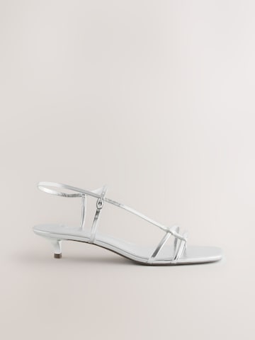 Sandalo con cinturino 'Forever Comfort' di Next in argento