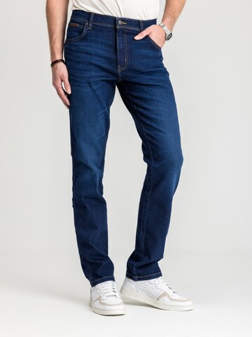 Slimfit Jeans 'Wrangler Texas Slim Night Shade 112350865' di WRANGLER in blu