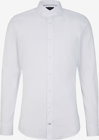 JOOP! Slim fit Button Up Shirt ' Pai ' in White: front