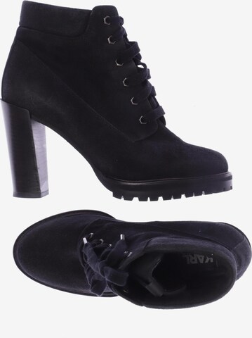 Karl Lagerfeld Dress Boots in 40 in Black: front