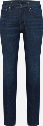 G-Star RAW Slimfit Jeans '3301' in Blauw: voorkant