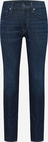 G-Star RAW Slimfit Jeans '3301' in Blauw: voorkant