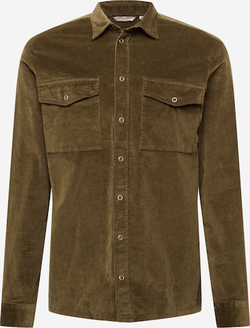 Casual Friday Regular fit Button Up Shirt 'Anton' in Green: front