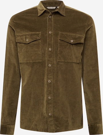Casual Friday Button Up Shirt 'Anton' in Green: front