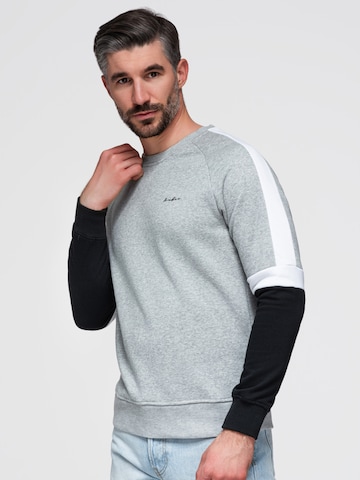Sweat-shirt Ombre en gris