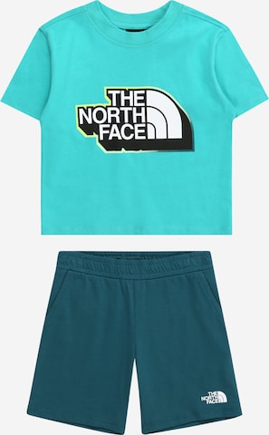 THE NORTH FACE Strój treningowy w kolorze niebieski: przód