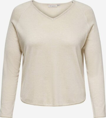 ONLY Carmakoma Pullover in Beige