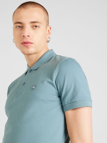 Tricou de la Calvin Klein Jeans pe albastru