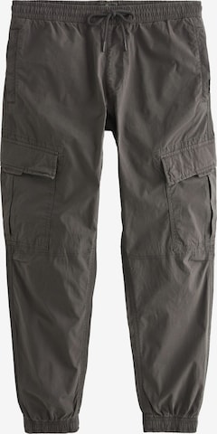 Coupe slim Pantalon cargo Next en gris : devant