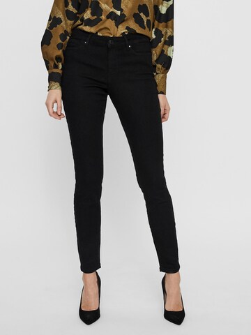 VERO MODA Skinny Jeggings 'Judy' in Schwarz: predná strana