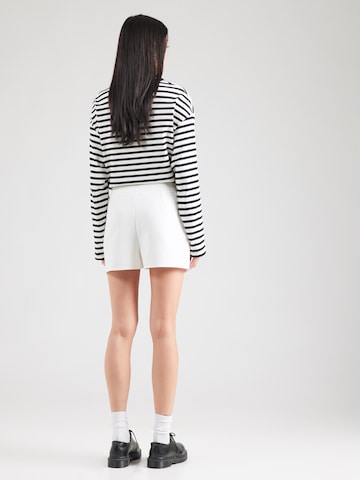 ABOUT YOU Loose fit Trousers 'Justine' in White