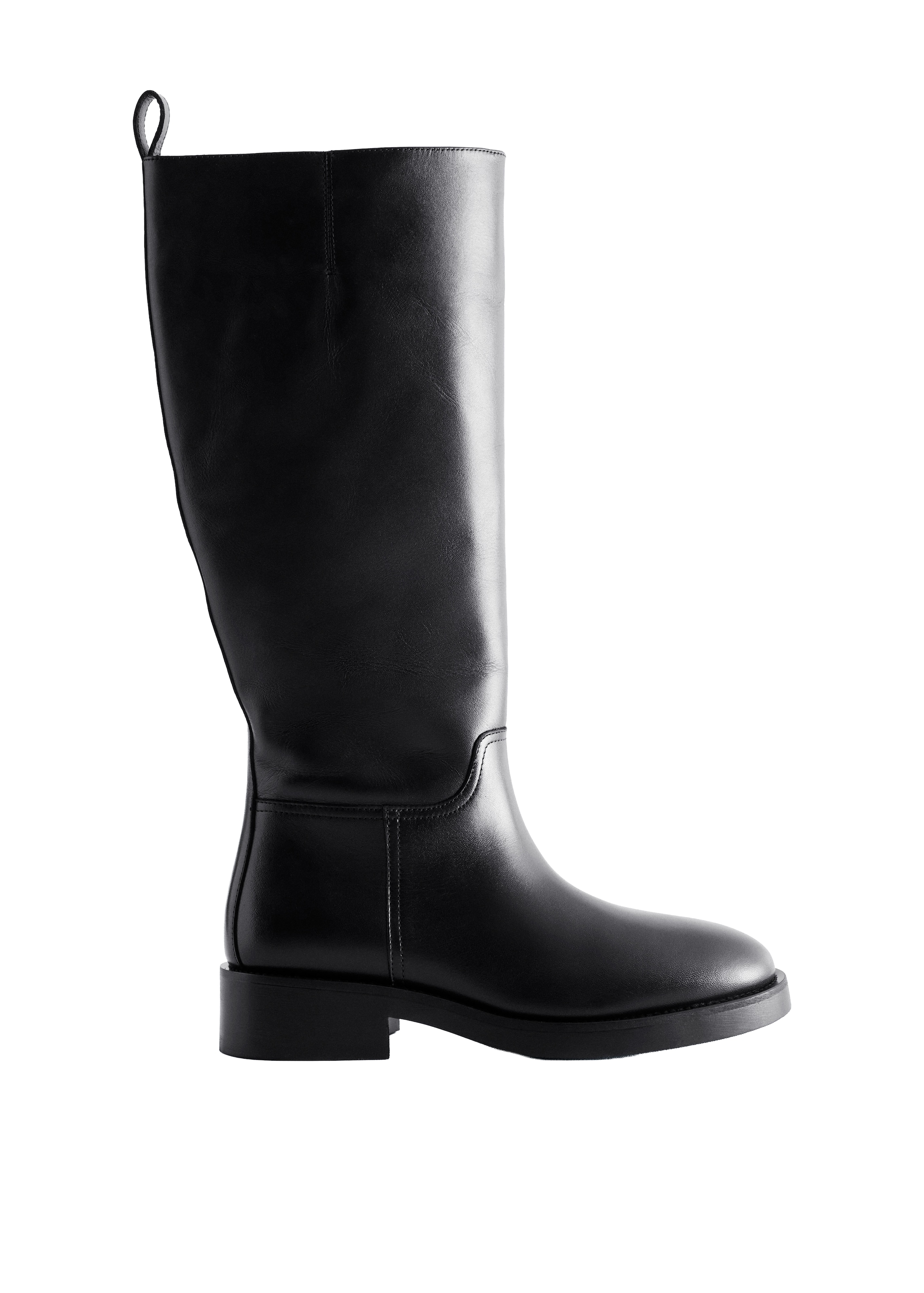 & Other Stories Bottes en 36 en noir, Vue avec produit