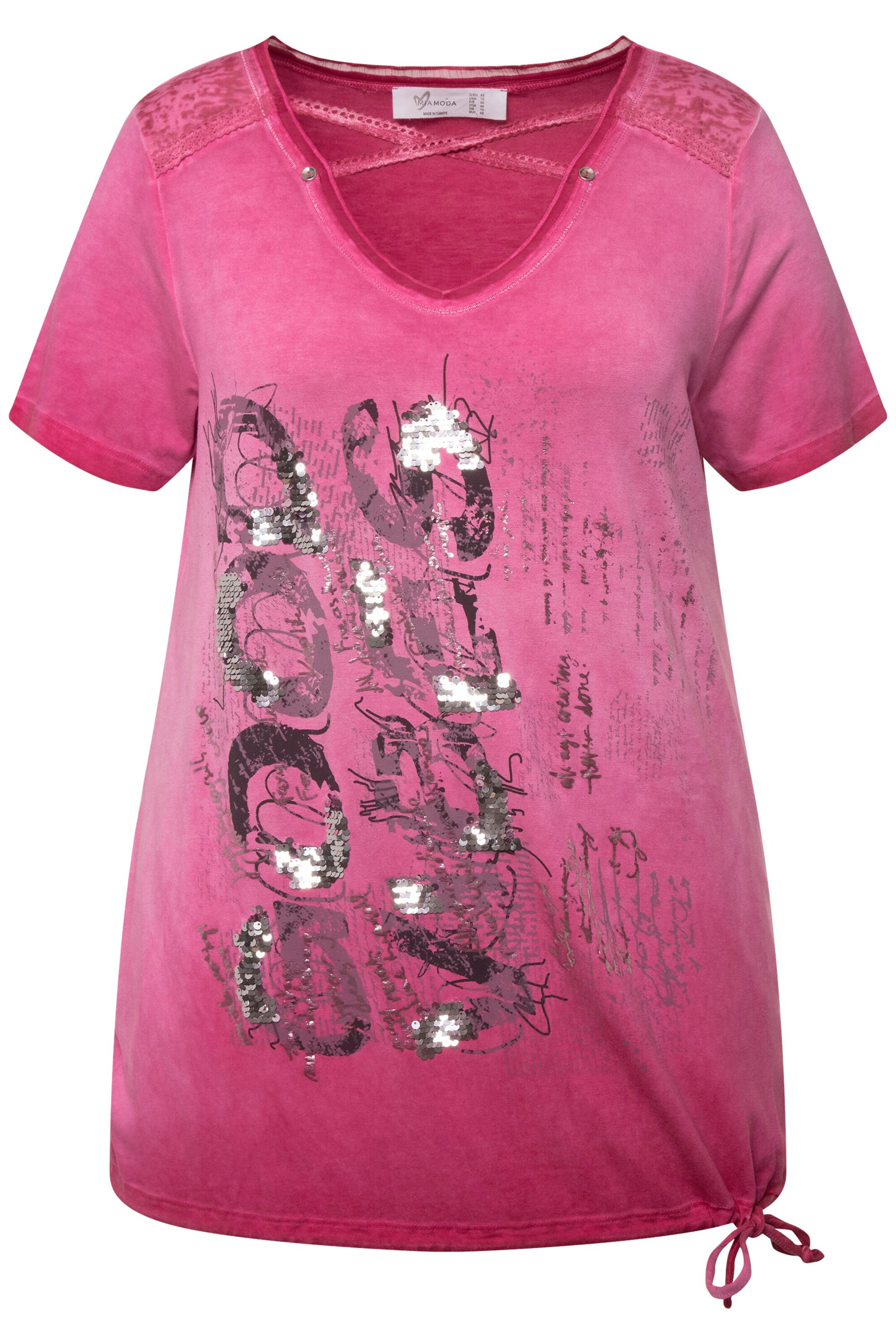 MIAMODA Shirt in Roze: voorkant