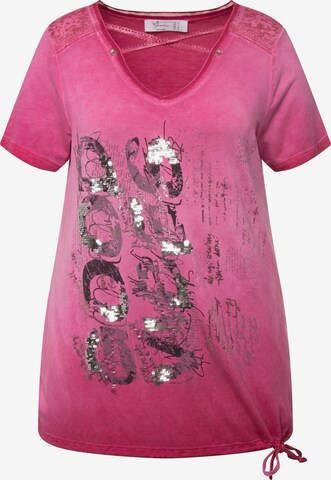 T-shirt MIAMODA en rose : devant