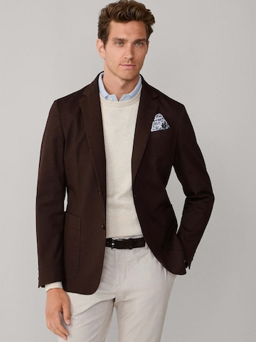 Coupe slim Veste de costume Hackett London en marron