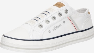 s.OliverSlip On tenisice - bijela boja: prednji dio