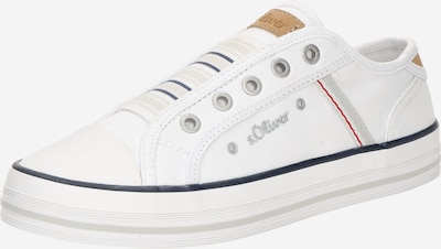 s.Oliver Slip On tenisice u travnato zelena / svijetlonarančasta / bijela, Pregled proizvoda