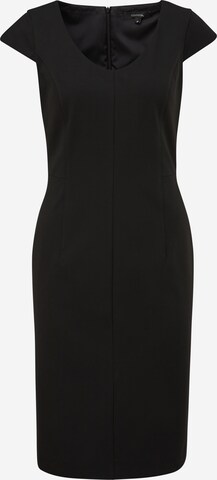 COMMA Sheath Dress in Black: front