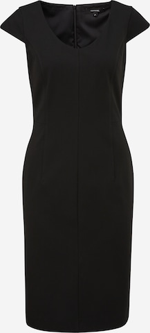 COMMA Sheath Dress in Black: front