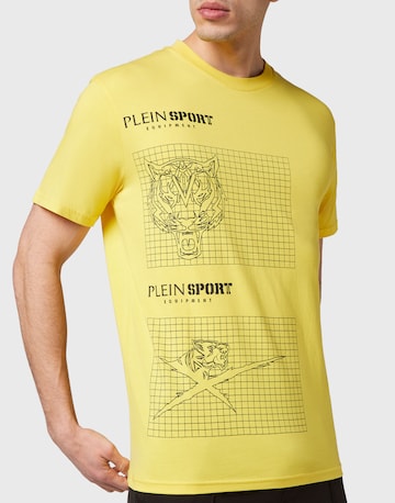Maglietta 'Tiger' di Plein Sport in giallo