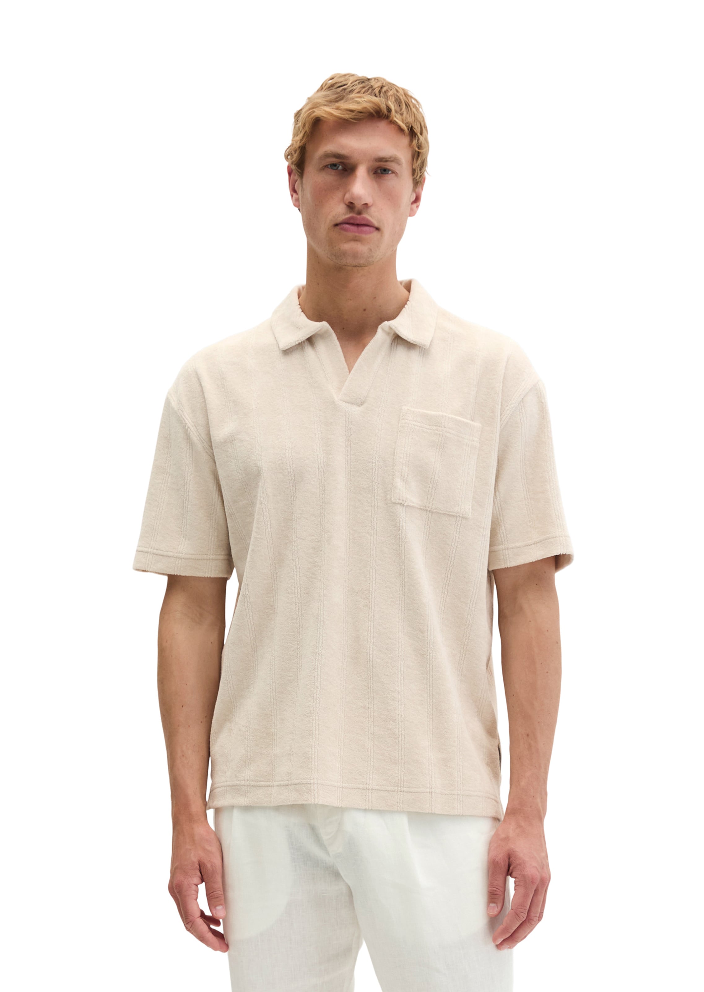 Marc O'Polo Shirt in Grey: front