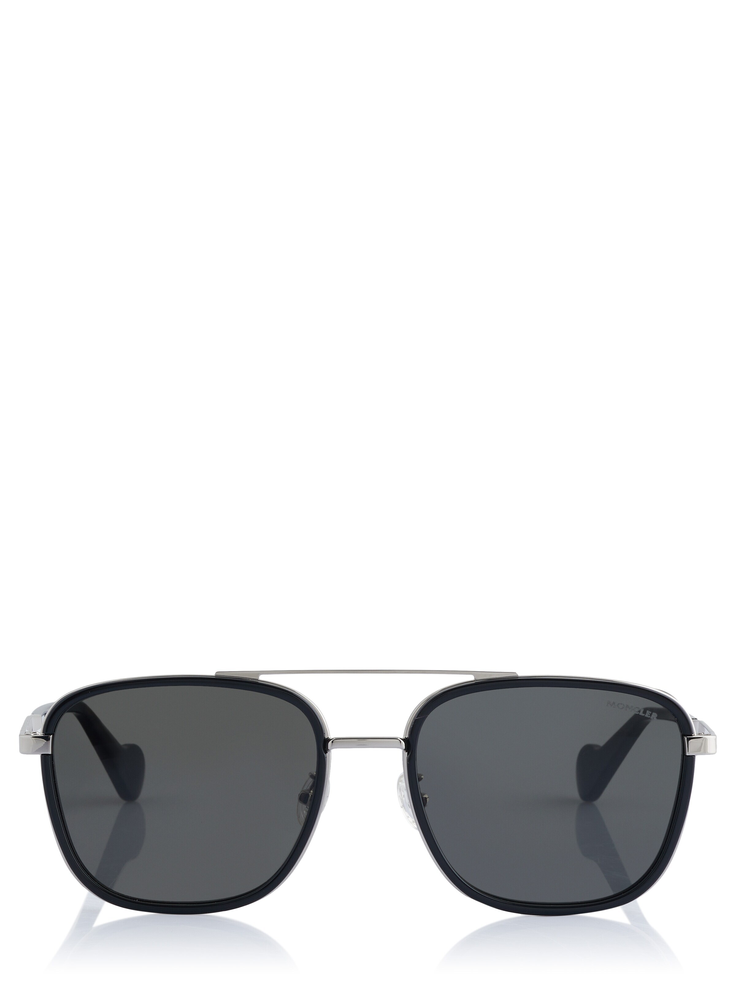 Lunettes de soleil MONCLER en noir : devant