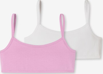 SCHIESSER Undershirt ' 95/5 Organic Cotton ' in Pink: front