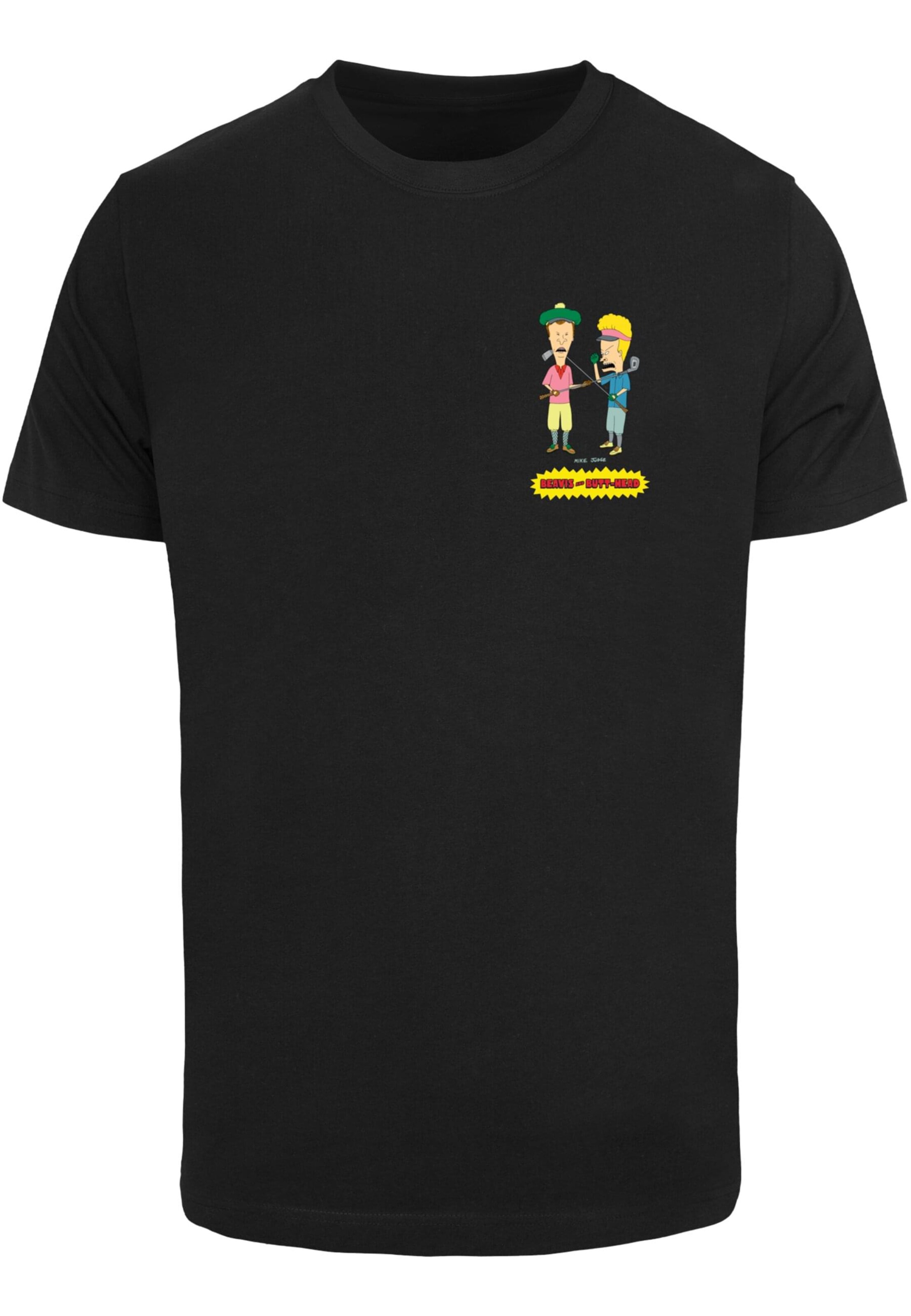 T-Shirt 'Beavis and Butthead' Merchcode en noir : devant