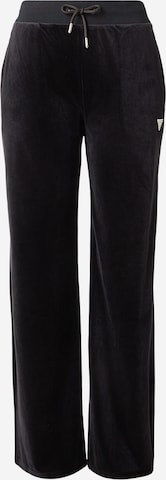 juoda GUESS Standartinis Sportinės kelnės: priekis