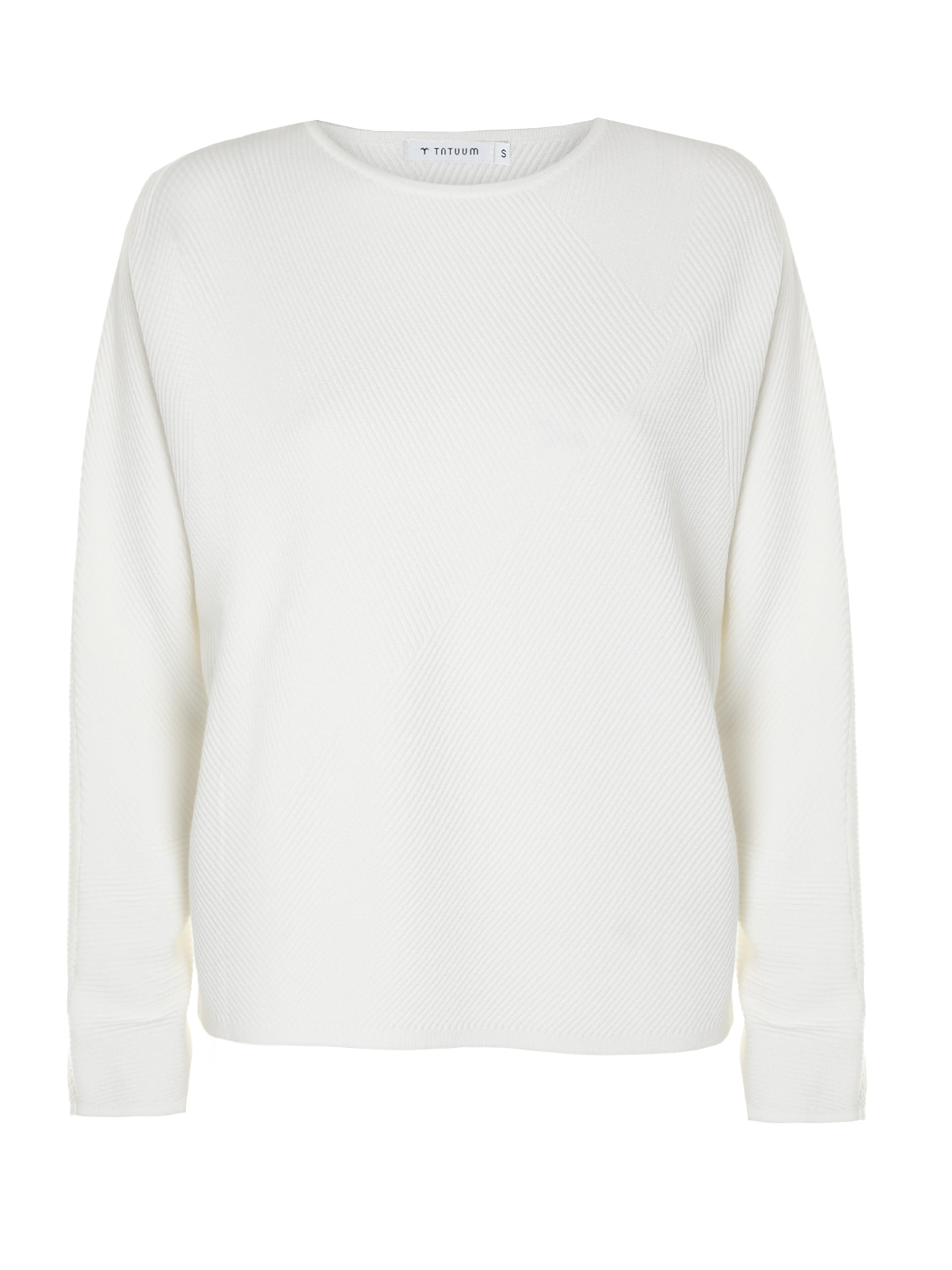 TATUUM Свитер 'PEGGIE' в Белый: спереди