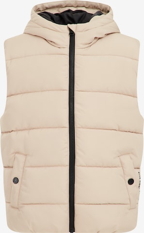 WE Fashion Vest in Beige: front