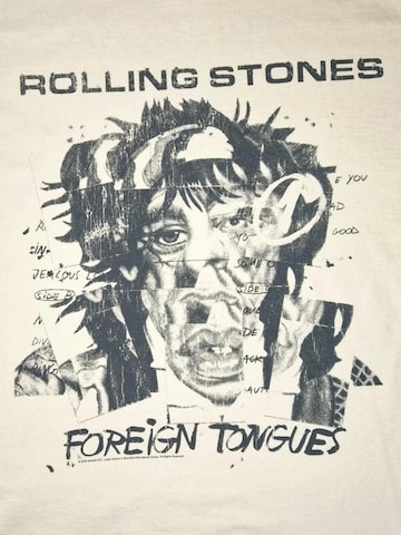 T-Shirt 'Rolling Stones Foreign Tongues Art Tracks T-Shirt' THE ROLLING STONES en blanc