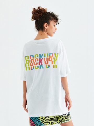 Rockupy Oversizeshirt 'Samu'‌‌‌‌‌‌‌‌ in Weiß
