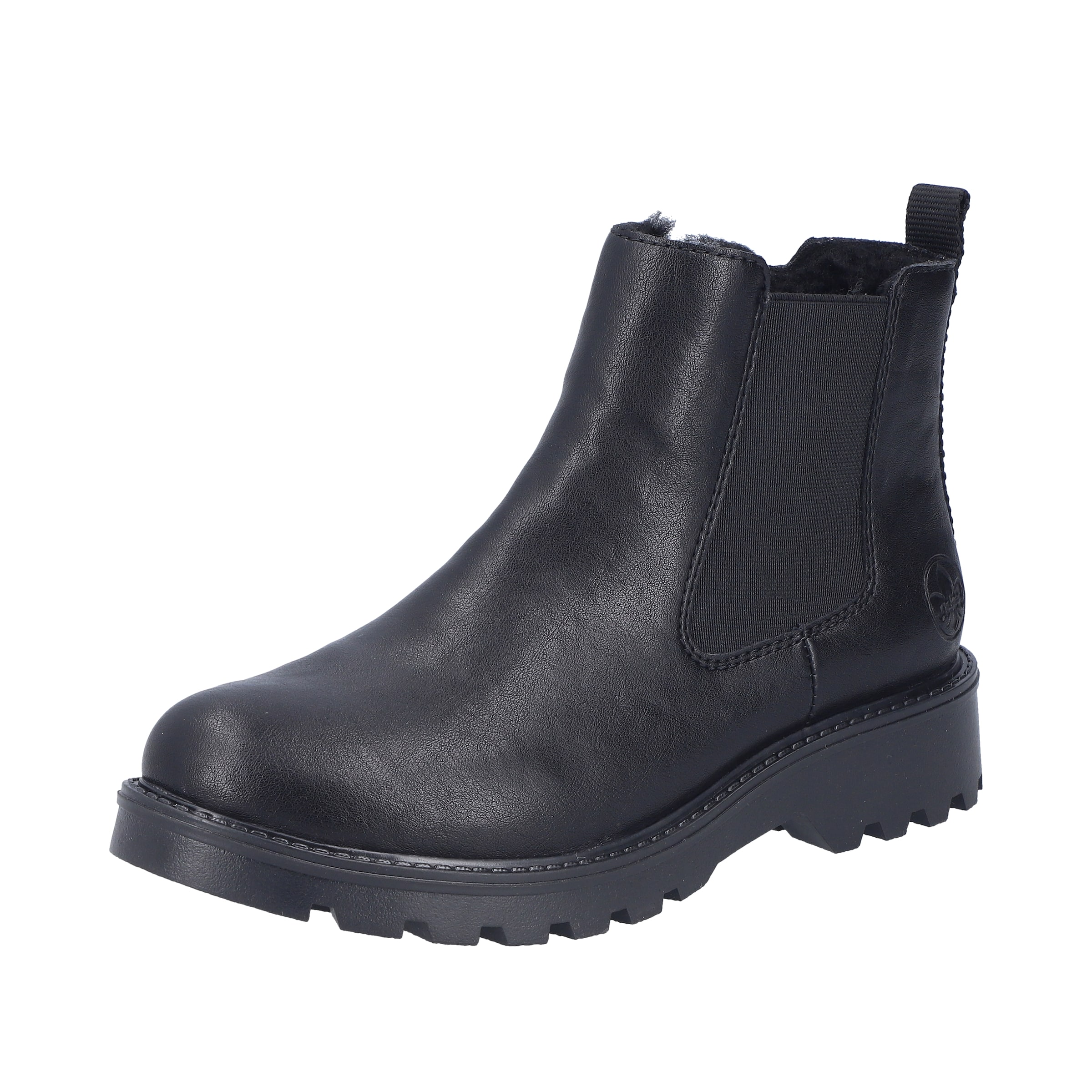 Bottines Rieker en noir : devant