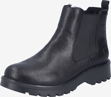 Bottines Rieker en noir : devant