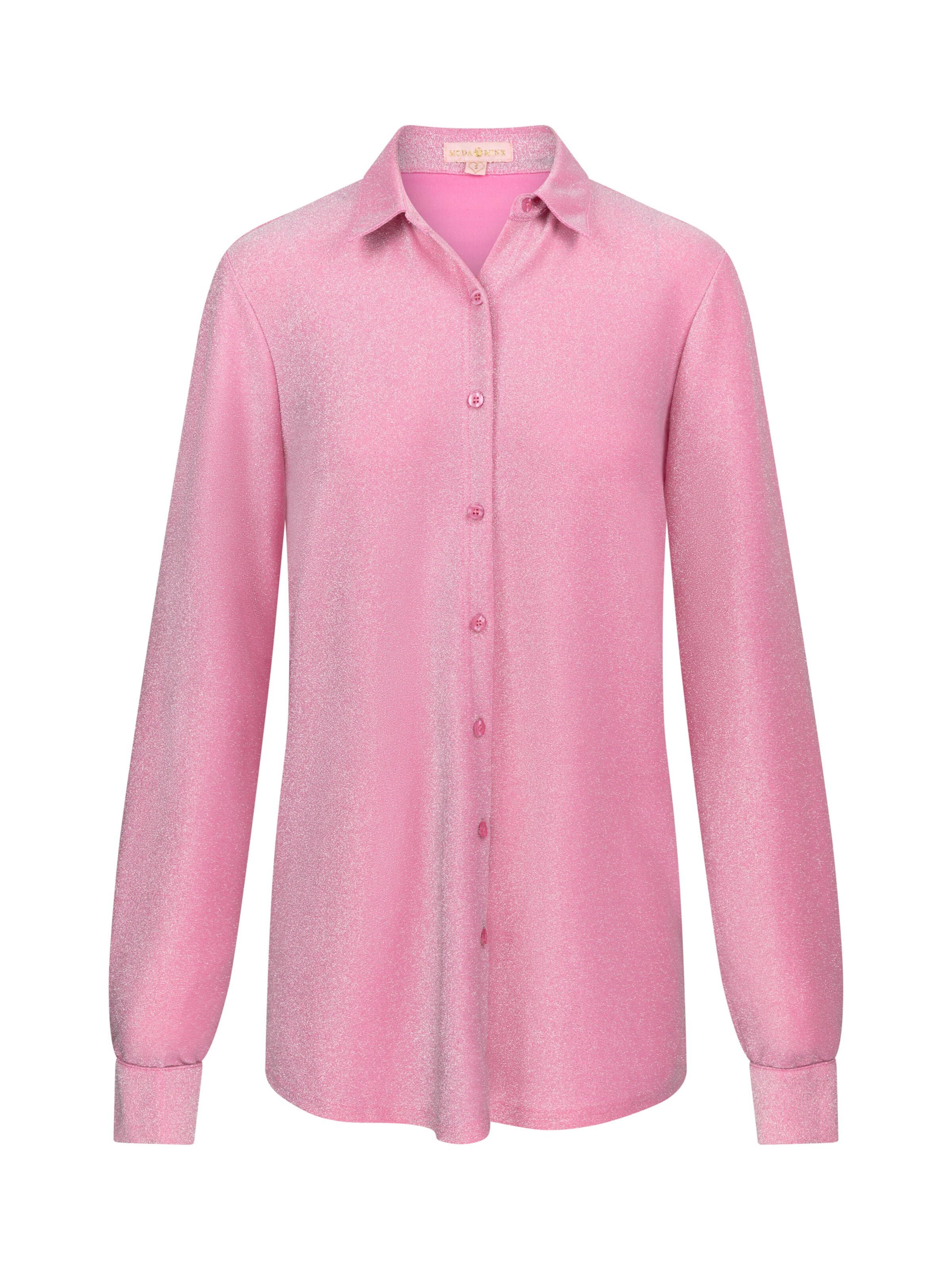Moda Minx Bluse 'Lumiere' in Pink: Vorderseite