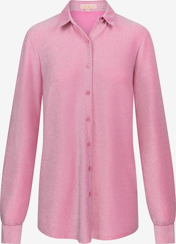 Moda Minx Bluse 'Lumiere' in Pink: Vorderseite