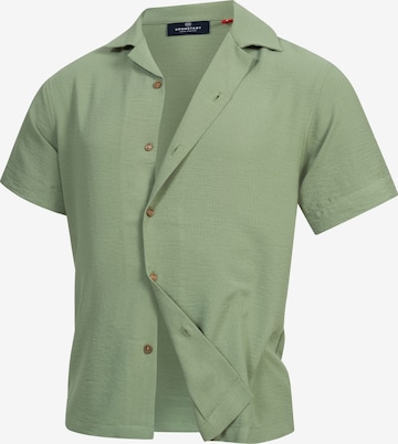 Chemise 'Fawn' Kronstadt en vert : devant