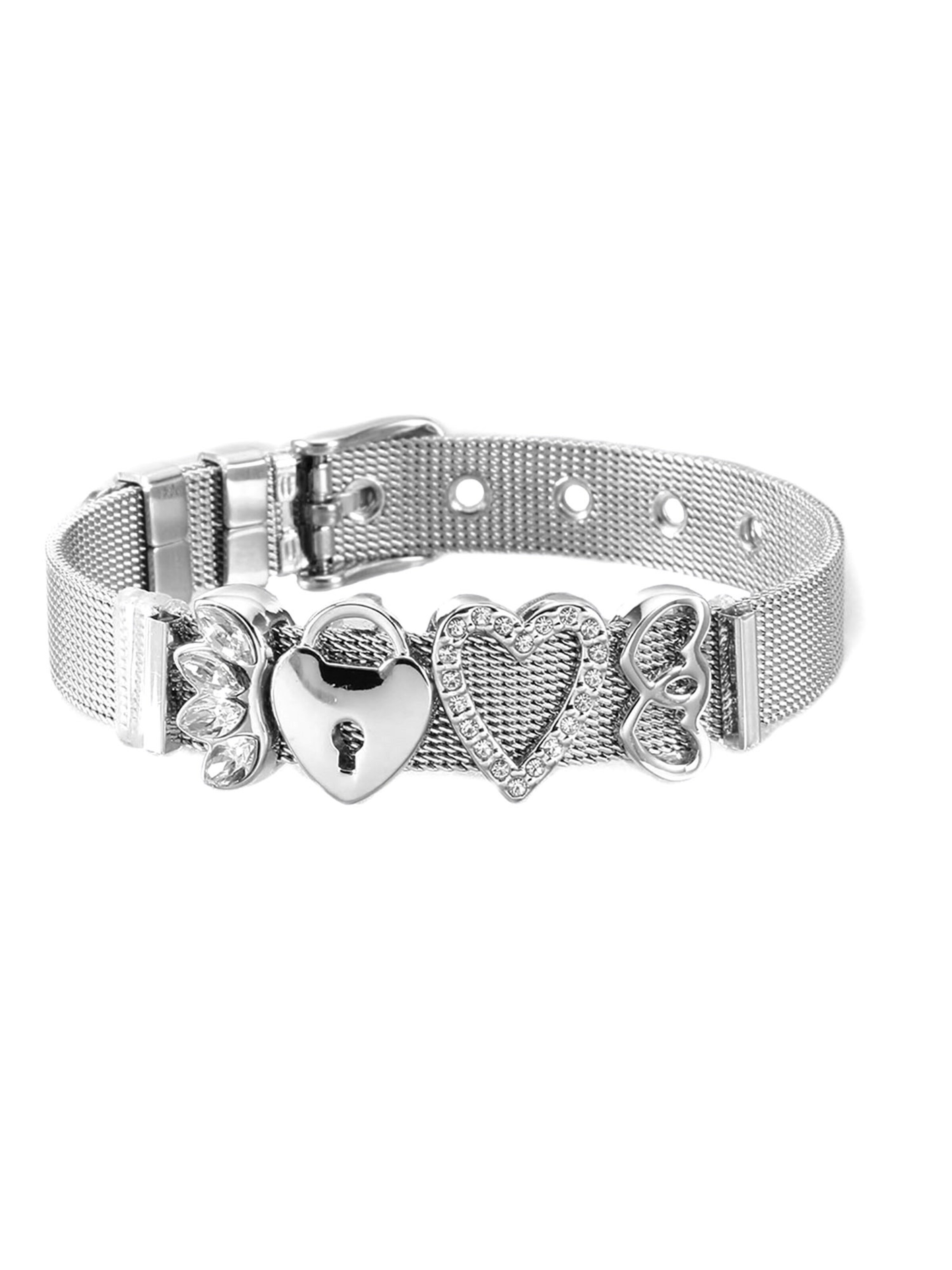 Bracelet 'Mesh' Heideman en argent