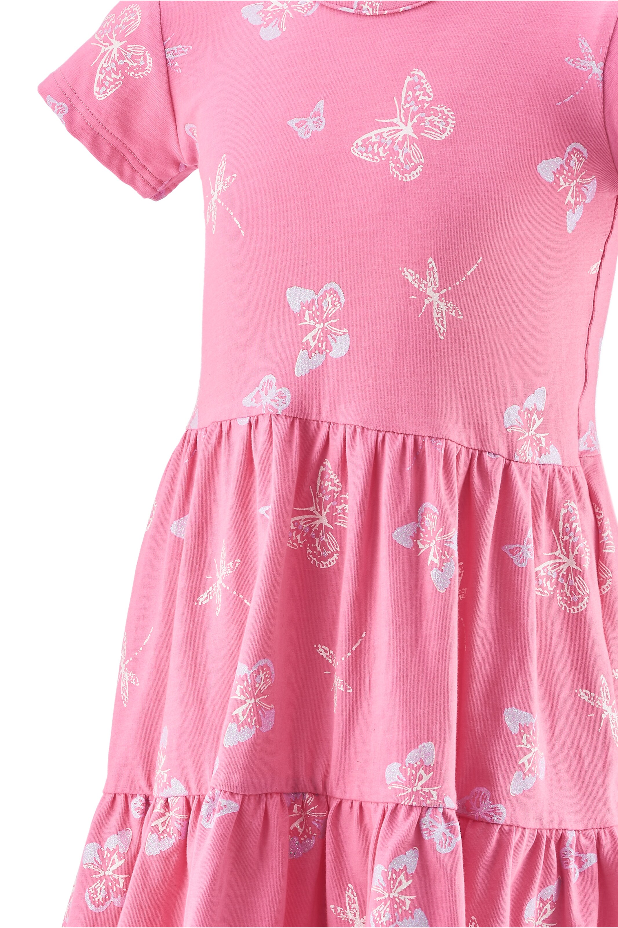 happy girls Dress in Pink