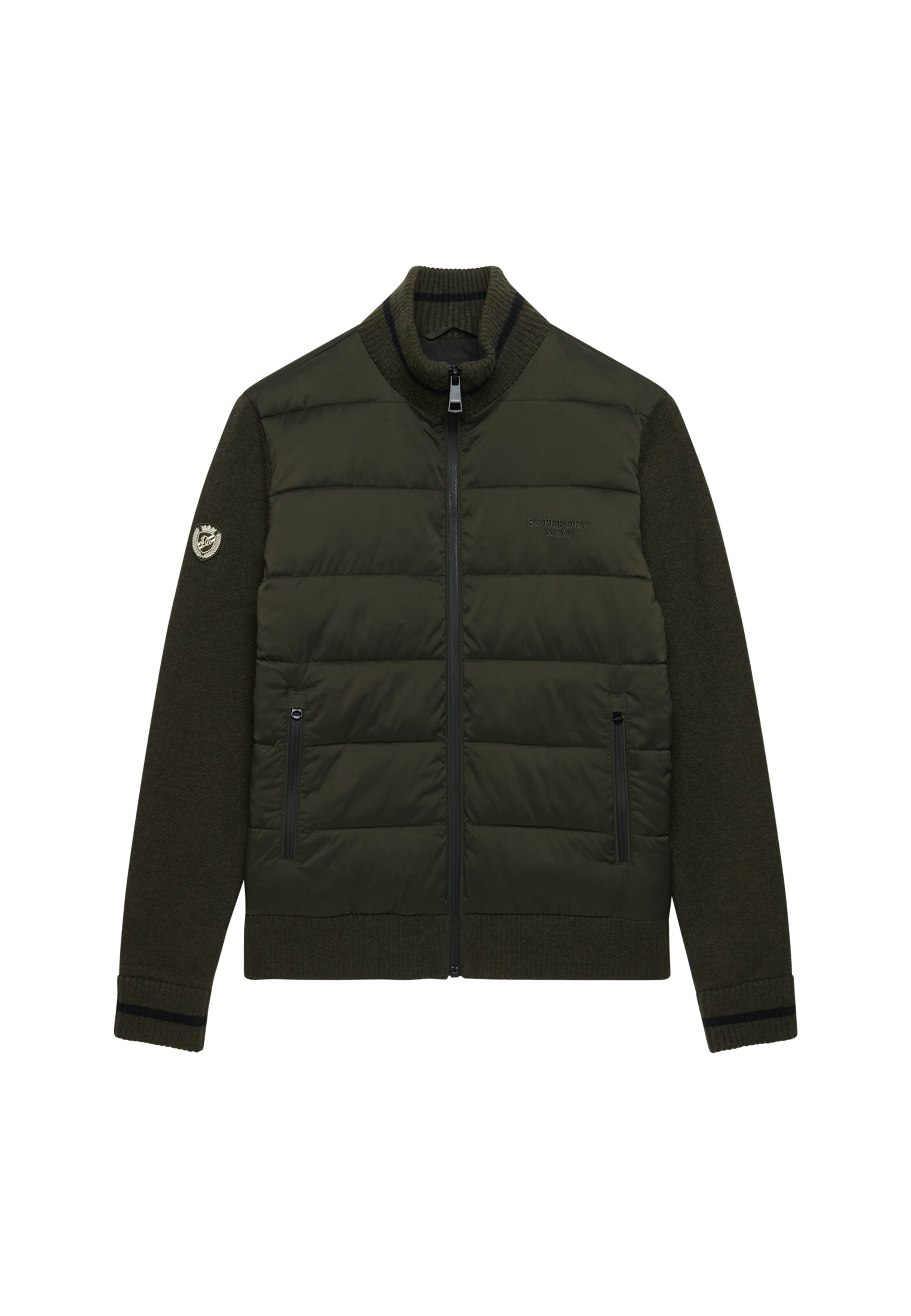 Superdry & Co Winterjas in Groen: voorkant