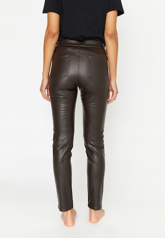 Angels Skinny Pants in Brown