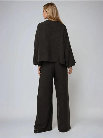 Wide Leg Pantalon Hiccup en noir