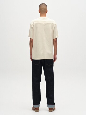 GABBA T-Shirt 'Nigel Wix SS' in Beige