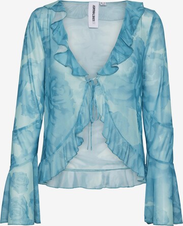 SOMETHINGNEW Blouse in Blauw: voorkant